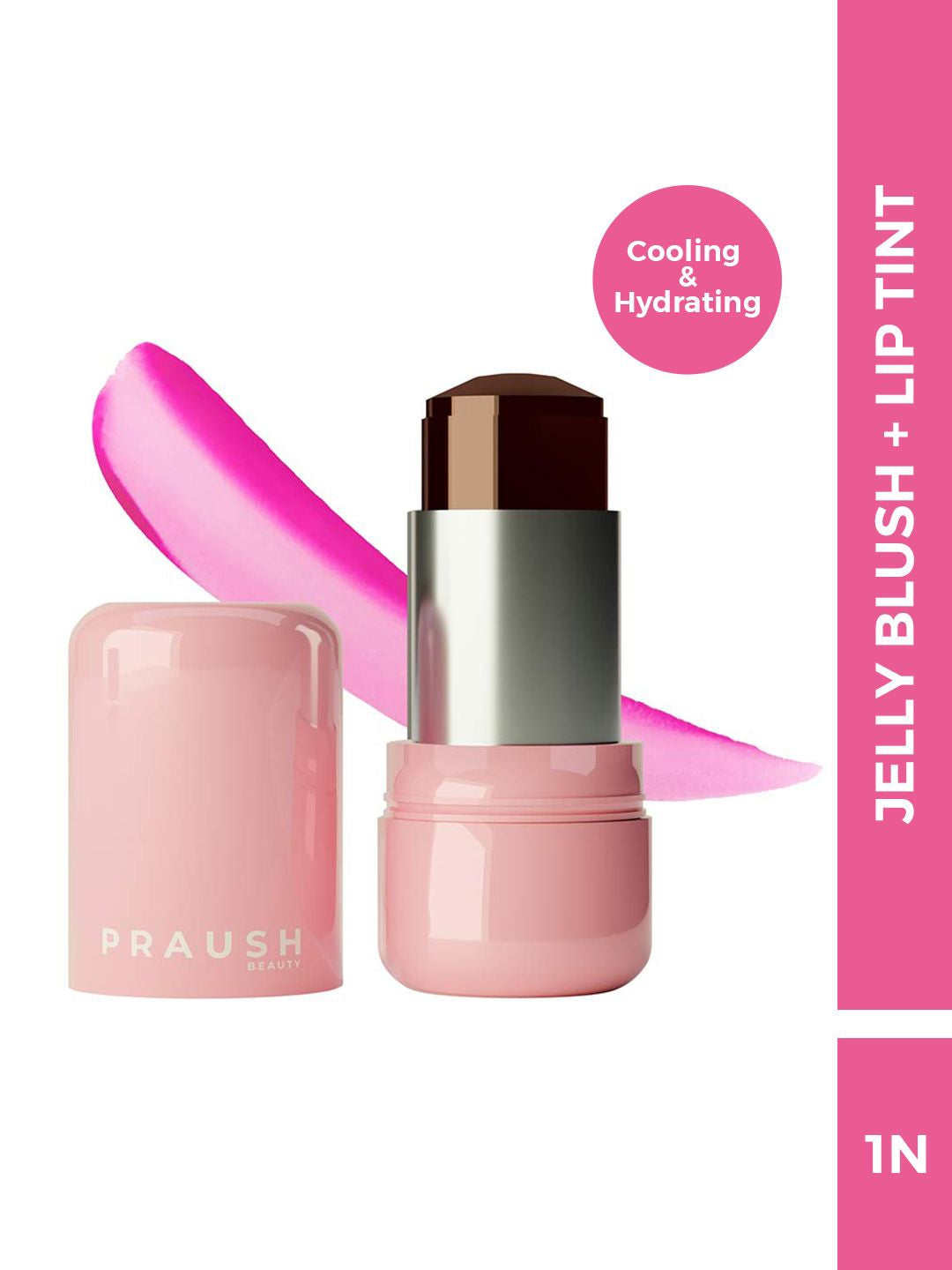 Praush Juicy Jelly Blush Tint for Cheeks & Lips 5 g - Grape Crush PA11