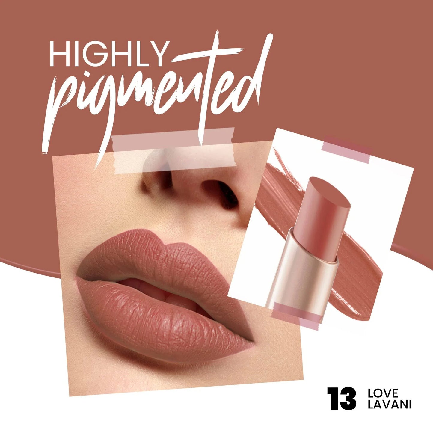 MARS Cosmetics Creamy Matte Long Lasting Lipstick 7JN 3