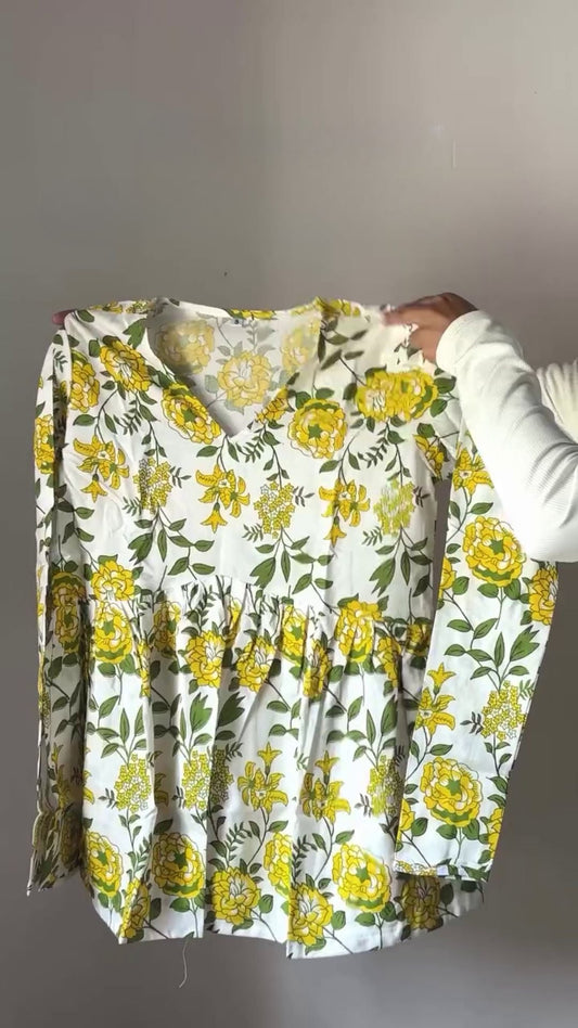 Loose Short Top Designers for Summers