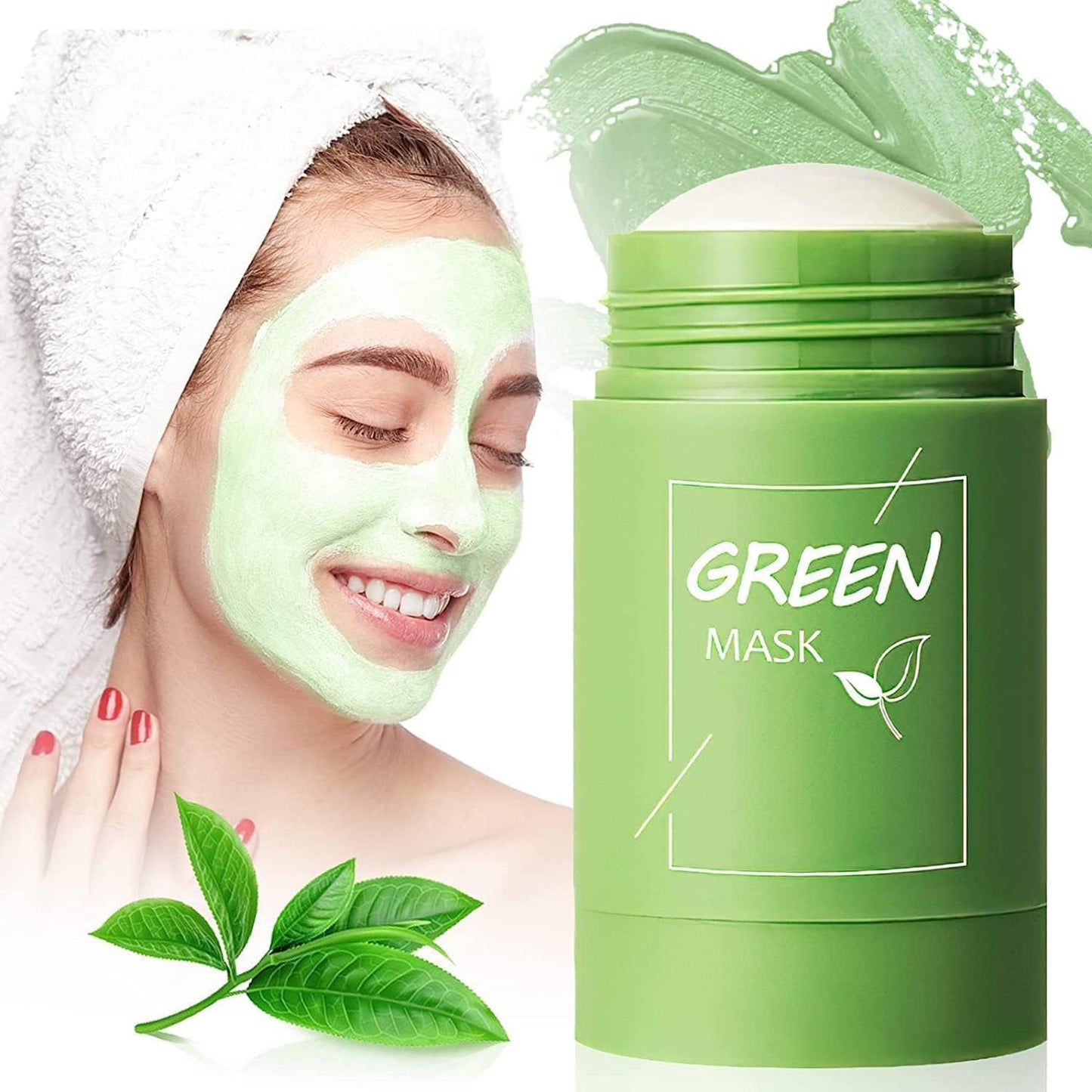 Offer Green Tea Mask Stick | Deep Cleansing Face Mask for Hydrated and Clear Skin AK2(24M)