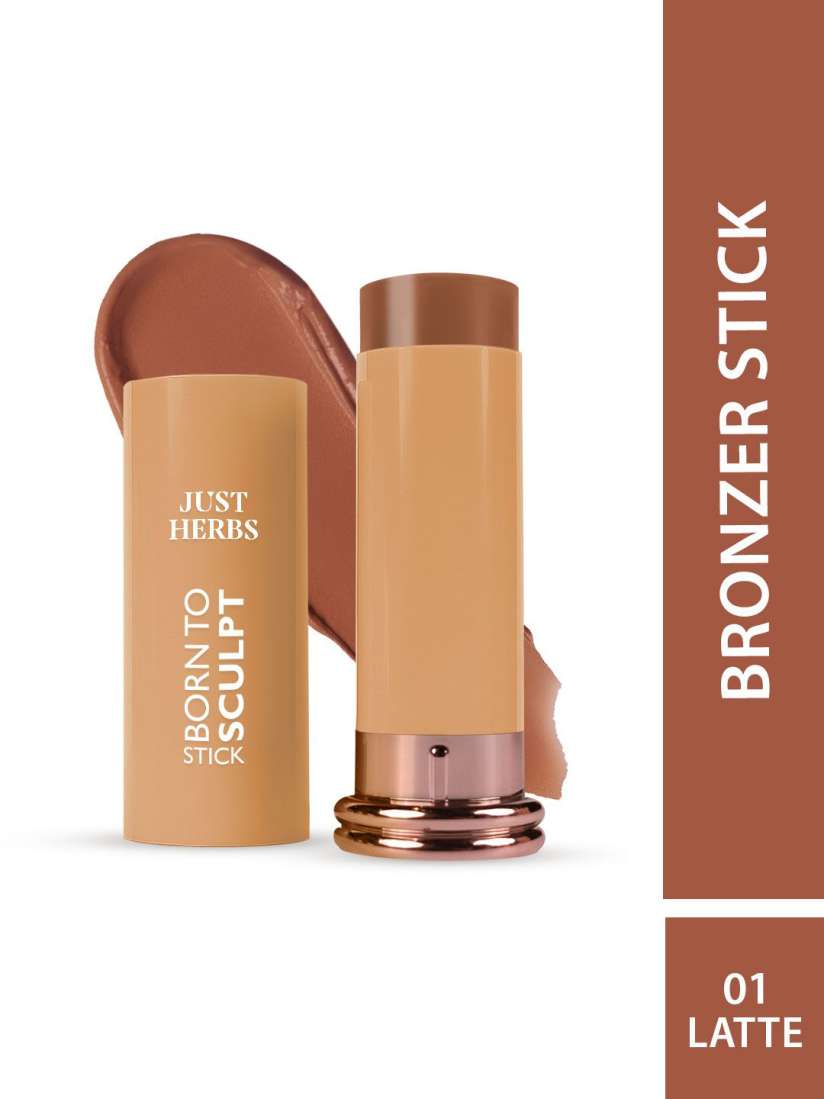 Just Herbs Born To Sculpt Long Stay Bronzer Stick With Shea - 14 g - Latte 01 PA12
