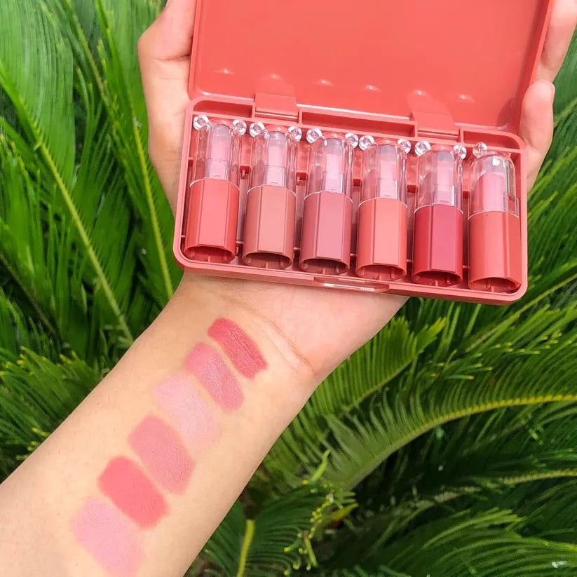 Nude New Mini Matte Lipstick Made in China 6pcs Box NK5(17M)