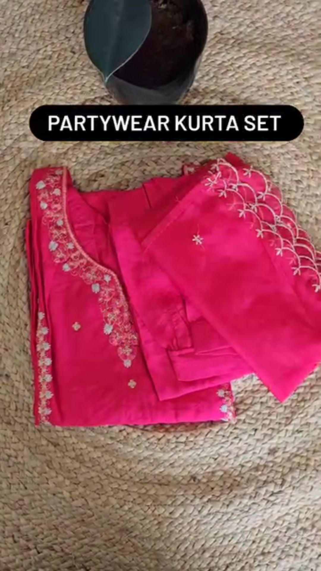 Daily wear Georgette Green Blue & Red Dress