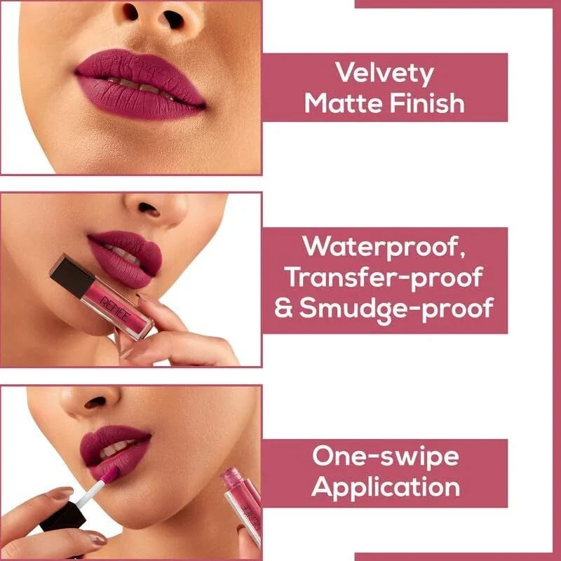 RENEE Stay Forever Matte Liquid Lipstick AK1(5JN)