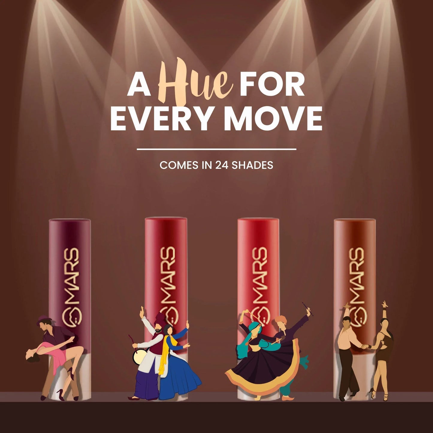 MARS Cosmetics Creamy Matte Long Lasting Lipstick 7JN 3