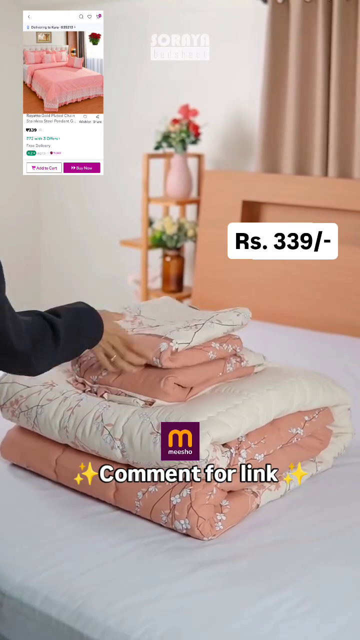 White & Green Geometric Microfiber AC Room 300 GSM Single Bed Blanket