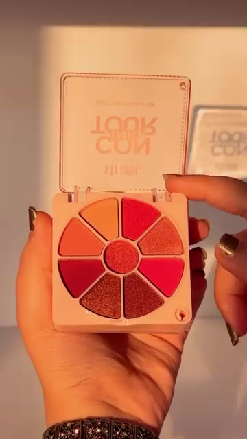Pink Shimmer (SFR) Ultimate 10 Color Eyeshadow Palette AK6(17M)