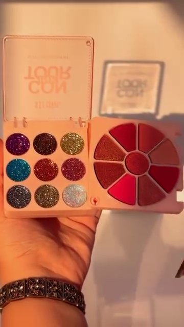 Pink Shimmer (SFR) Ultimate 10 Color Eyeshadow Palette AK6(17M)
