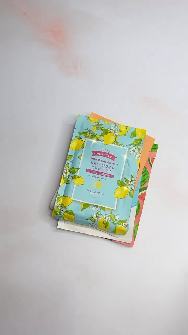 Cherry Honey Peach Lemon Deep Cleansing Face Mask Olive Aloe Facial Mask AK7(17M)