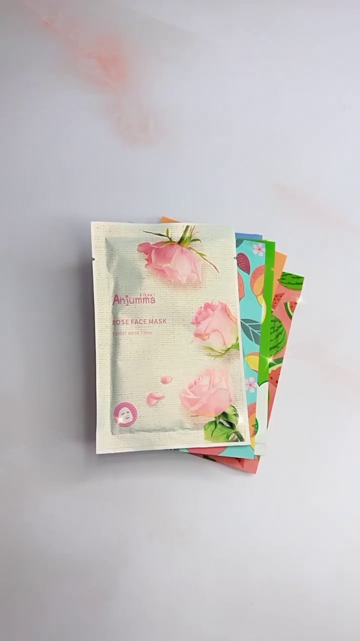 Cherry Honey Peach Lemon Deep Cleansing Face Mask Olive Aloe Facial Mask AK7(17M)