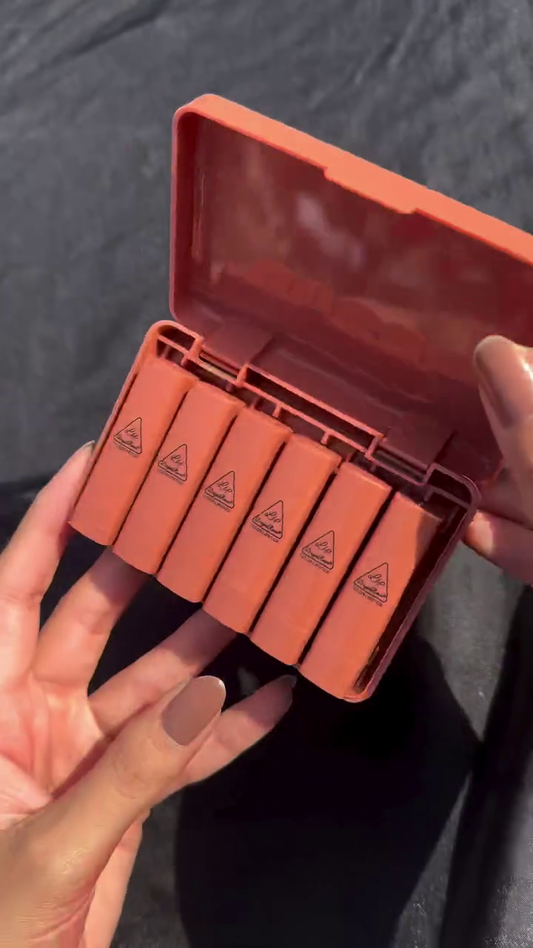 Six Shades Mini Velvet Matte Lipstick Set Long Lasting Beauty AK8(17M)