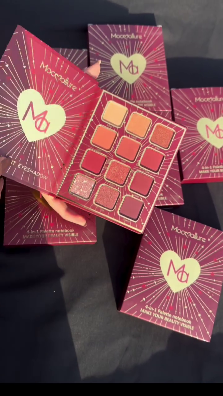 Professional 5 in 1 Makeup book, makeup palette_Mocmallure_Eyeshadow NK2(17M)