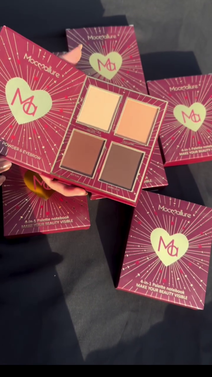 Professional 5 in 1 Makeup book, makeup palette_Mocmallure_Eyeshadow NK2(17M)