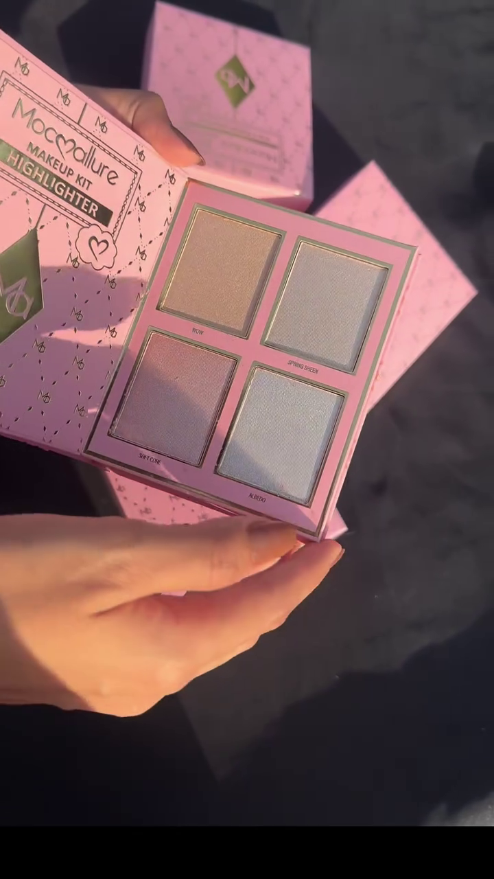 Mocullare 4 In 1 Makeup Book Palette With Eyeshadow,Blusher,Highlighter, Lipstick NK4(17M)
