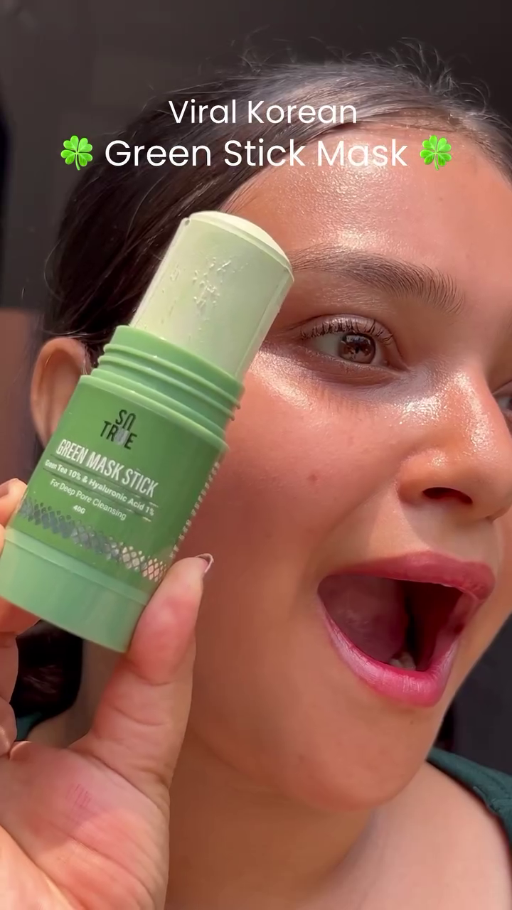 Offer Green Tea Mask Stick | Deep Cleansing Face Mask for Hydrated and Clear Skin AK2(24M)