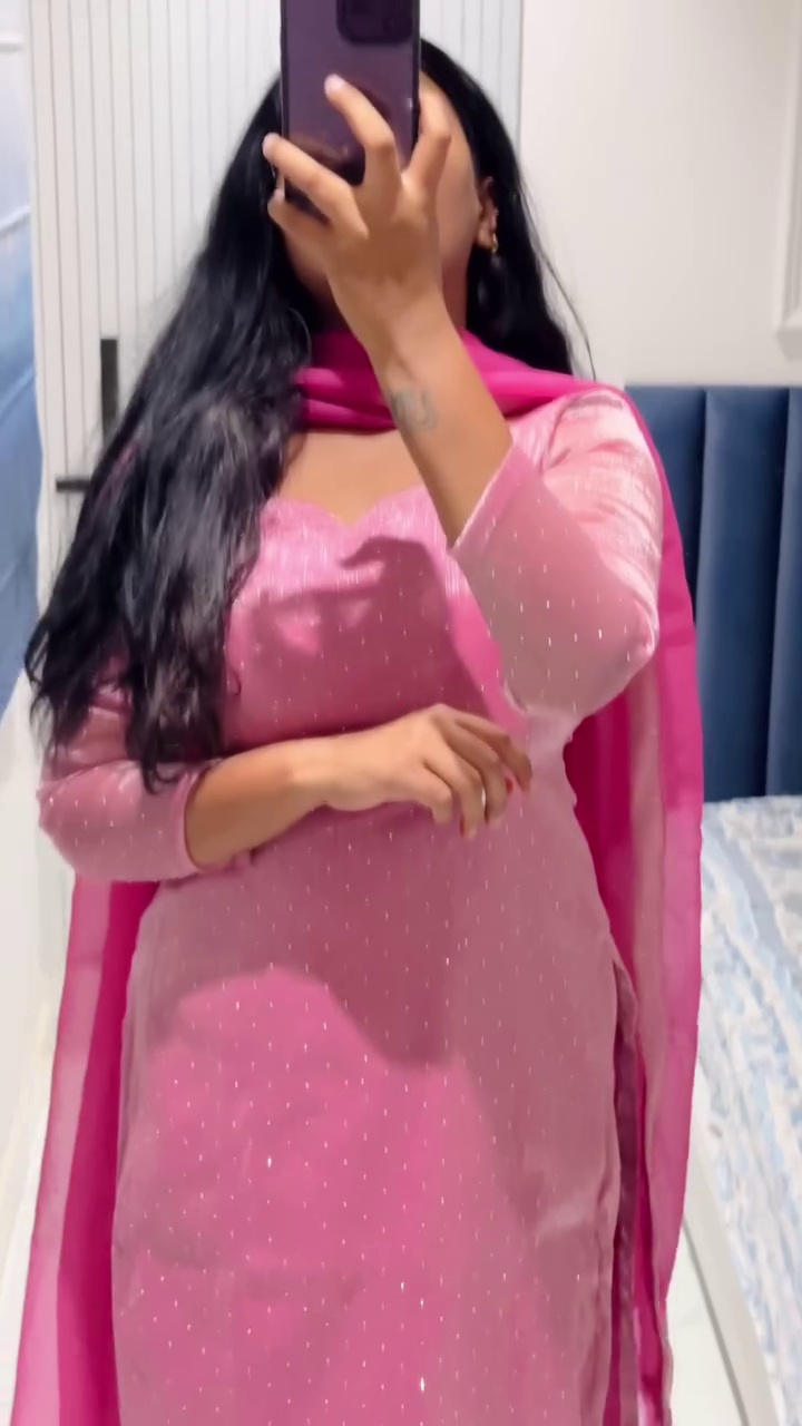 Designer Pink Dress Set only 90/- 2AG6