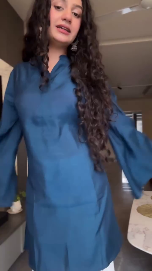 Patiyala Dress Up with Yellow & Blue