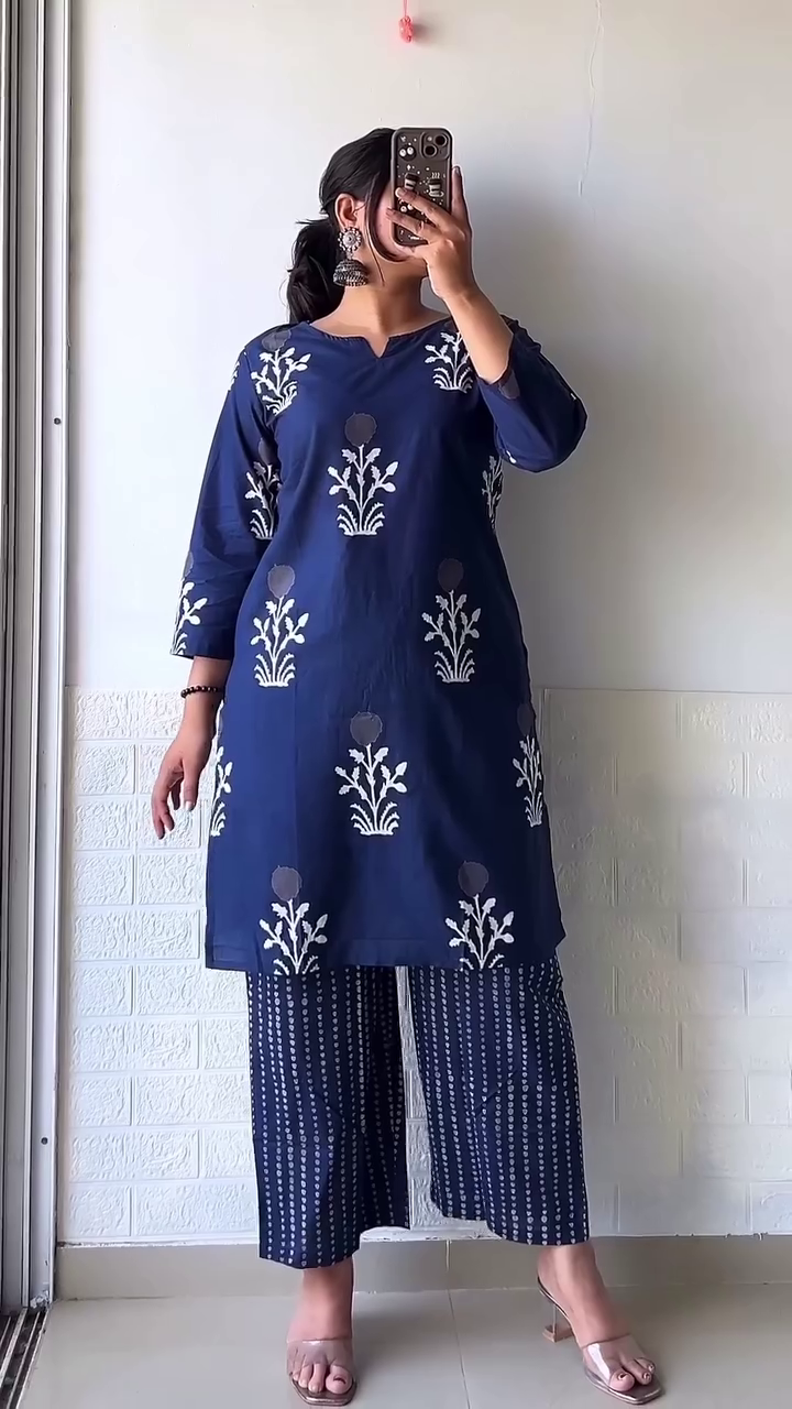 Daily Wear Kurti Printed with Simple office work