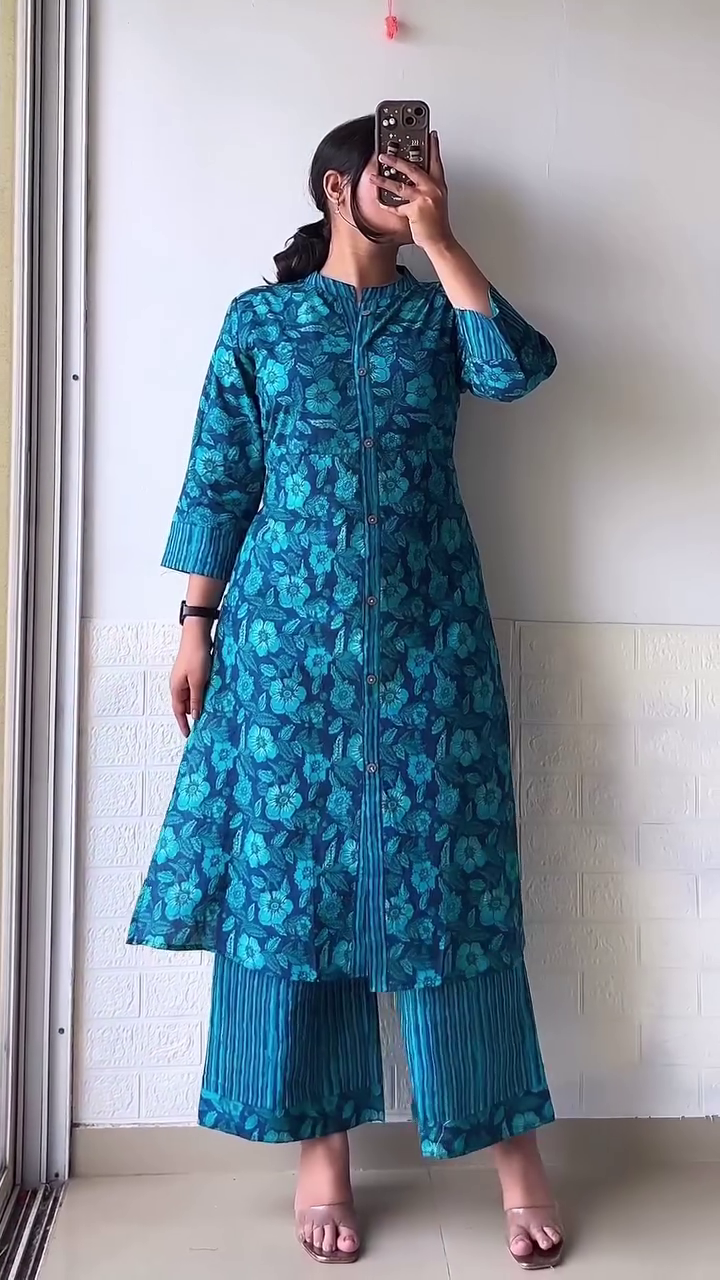 Daily Wear Kurti Printed with Simple office work